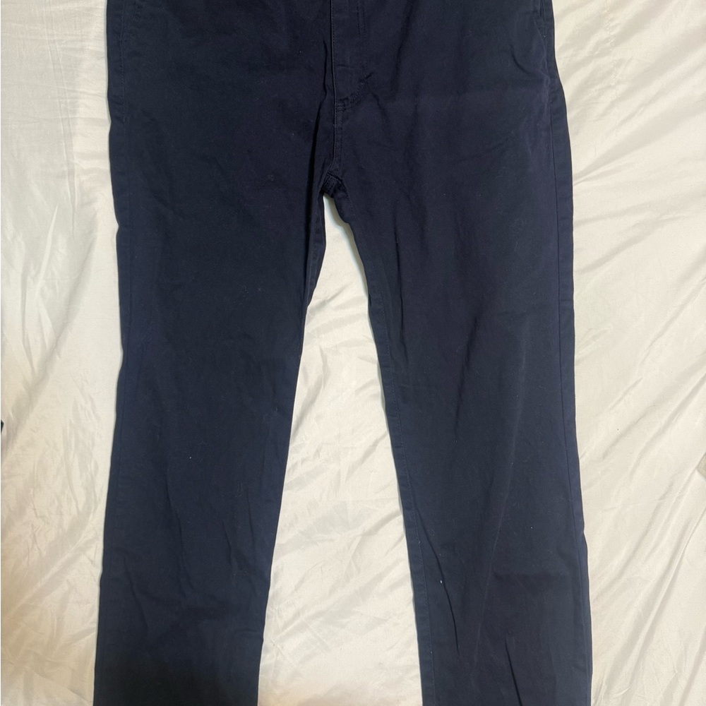 Men's Navy Casual Pants